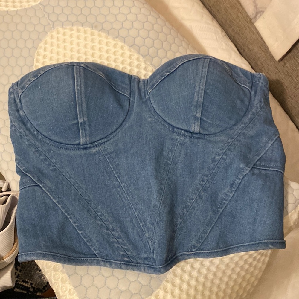 Denim top
